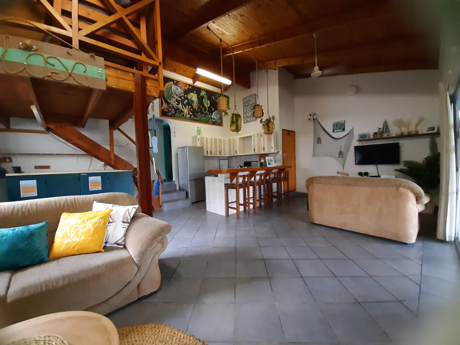 Beach Cottage interior